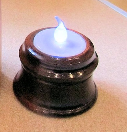 David Reed's second placed candle
